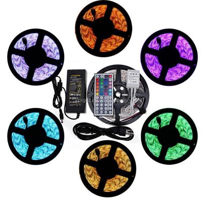 China Waterproof LANDSCAPE 5M RGB 5050 300 LED Strip Light + 44 Main Controller + 12V 5A Power for sale