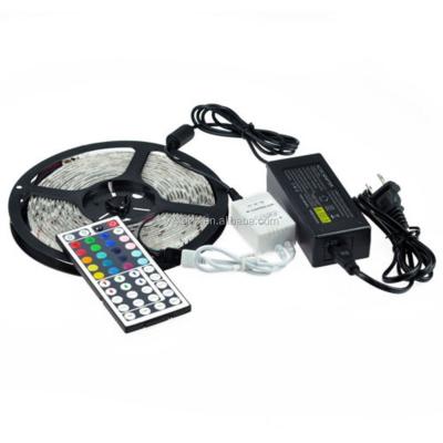 China Waterproof Theme Park 5M SMD RGB 5050 300 LED Strip Light + 44 IR Core Outer + 12V 5A Power for sale