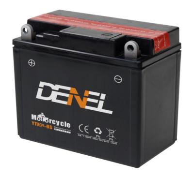 China Maintenance Free Motorcycle AGM Battery YTX9A-BS 12v 9ah With Bottle Acid Battery Wet Charged Battery for sale