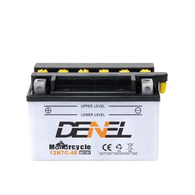 China Motorcle Start Battery 12V Denel Cheap Price And High Quality Dry Charged Battery For Motorcycle Starter for sale