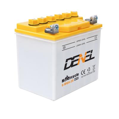 China Latest promotion motorcycle/scooters battery 12v 28ah dry price motorcycle battery three wheeler battery for sale