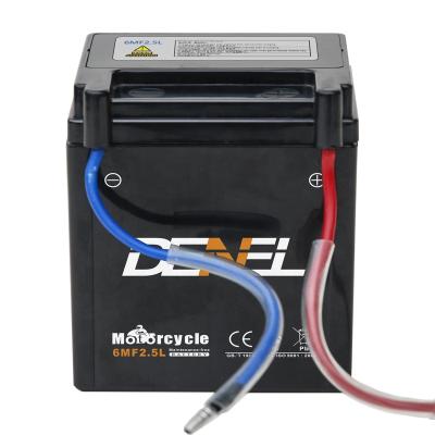 China Wholesale Custom Motocycle Motorcycle Battery 12n2.5-3c Battery 12V 2.5AH Sealed Lead Acid Batteries for sale