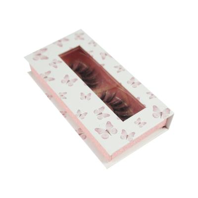 China Private Label Handmade Custom Printed Paper Eyelashes Packaging Box for sale