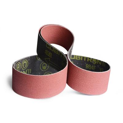 China Metals Grinding 3M Cubitron II Belt 984F Cloth Cubitron Sanding Belt for sale