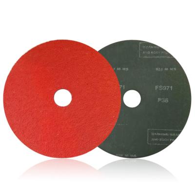 China All Metals Grinding Fiber Aluminum Oxide /Ceramic Fiber Grinding Disc for sale