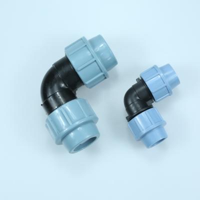 China PP Factory Customized 90 Degree PP Pipe Fittings Two Way Saddle Clamp For Water Supply for sale