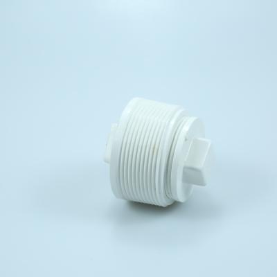 China PVC customized PVC round pipe fitting caplugs plastic tube end used covers and plugs for water supply for sale