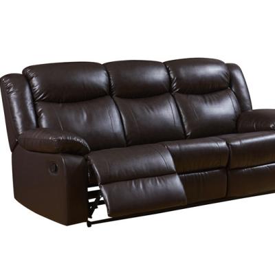 China Modern European Style Electric Massage Microfiber Extended Leather Recliner Sofa With Cup Holder for sale