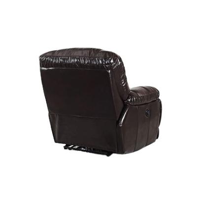 China GENUINE Leather Extended Recliner 2021 Luxury Manual Recliner Chair Living Room Modern Designs For Living Room for sale