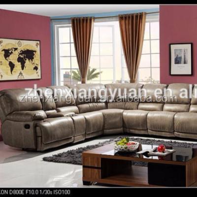 China High End Sofa Set Sectional Beige Air Motion Fashion Living Room Loveseat W Extended Leather Wedge for sale