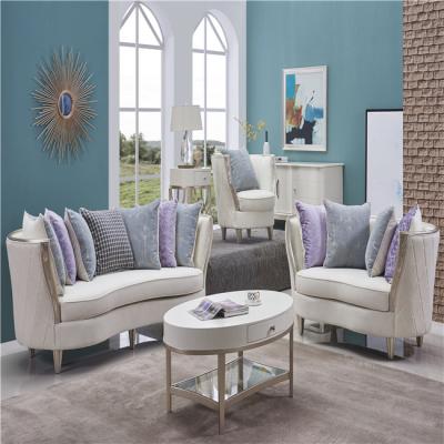 China 2019 American Gray Fabric Corner Sofa Living Room Products Luxury Couch for sale