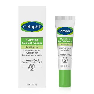 China Stocked Ceta-Phill Hydrating Eye Gel-Cream 0.5 fl oz with Hyaluronic Acid: Smooth and Brightens, All Skin Types for sale