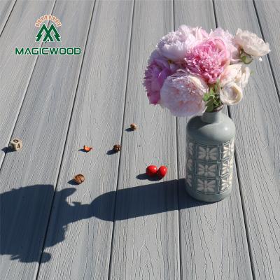 China Factory price texture technology eco-friendly lightweight wpc outdoor decking timber decking balcony waterproof wear-resistant anti-slip reclaimed for sale