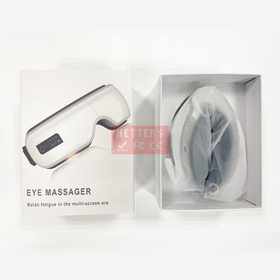 China Eletric Improve Air Pressure Vibration Digital Eye Massager For Eye Relief Heat Compress Eye Care Mask With Music for sale