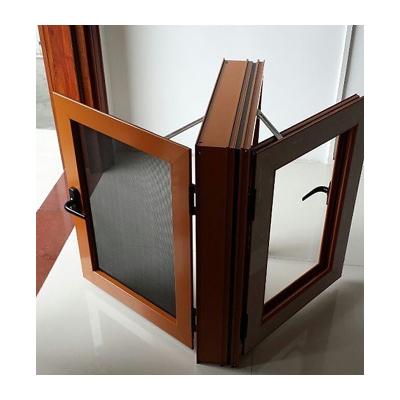 China Magnetic Screen Window Mesh Storm With Screens Aluminum Frame Windows Price for sale