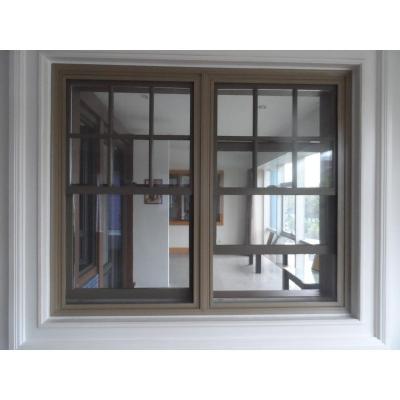 China Magnetic Double Hung Window Aluminum Screen Up And Down Home Window Slider Slide Up Double Windows for sale