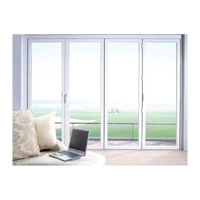 China Heat Insulation Alu Glass Bifold Aluminum Folding Doors for sale