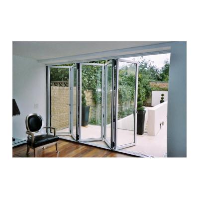 China Heat Insulation KDSbuilding Patio Folding Doors Aluminum Folding Door System for sale