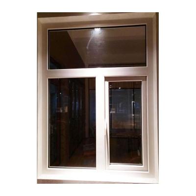 China Hurricane Impact Magnetic Home Screen Security Double Glazed PVC Profile Upvc Windows And Doors Frame Upvc PVC Casement Glass Plastic Window for sale