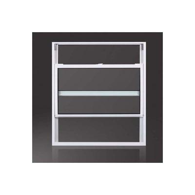 China Double Screen Upvc Magnetic Hung Window Bottom Price Windows for sale