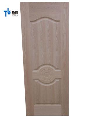 China Modern Laminate Exterior Oak Veneer Door Skin With Good Price for sale