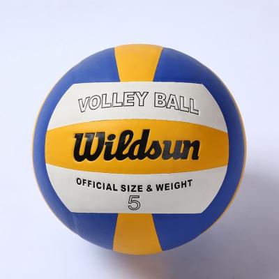 China Custom Printed PVC Soft Touch Machine Stitched Size 5 PU Volleyball Ball Logo, Nivia Volley Ball for sale