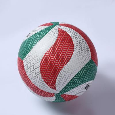 China Official PU Size And Weight Custom Printing Volleyball Ball Volley Thermal Glued Ball for sale