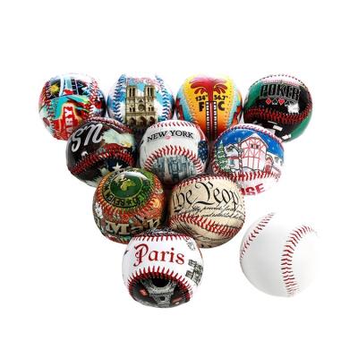 China Custom Logo Professional PVC PU Cowhide Leather Sports Ball Accessories Forming Softball, Baseball for sale