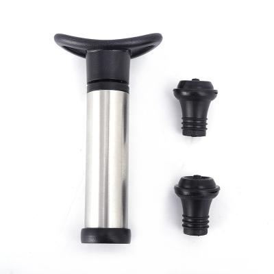 China Vacuum Wine Saver Vacuum Pump Canner with 2 Wine Bottle Stoppers for sale