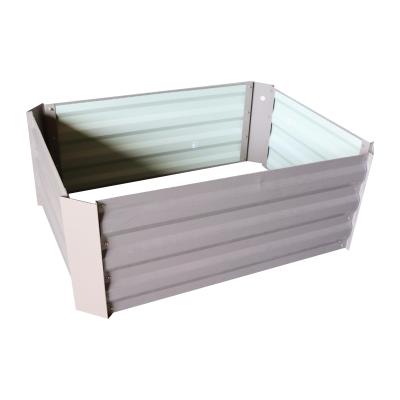 China Foldable And Durable Multifunctional Outdoor Rectangular Raised Flower Pots Garden Bed Planter Vegetable Box for sale