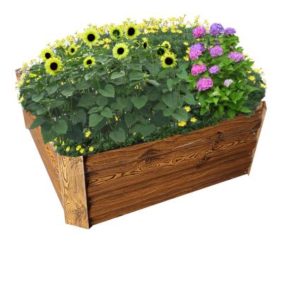 China Outdoor Eco-Friendly Foldable And Durable Garden Flower Planter Work Bench Raised Box Plant Stand Raised Garden Bed for sale