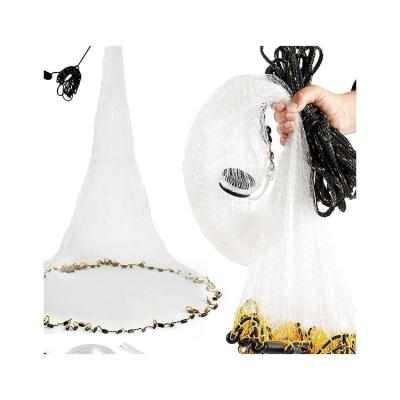 China Style Nylon Hand Monofilament Fashion Monofilament Throwing Fishing Net With Easy Throw Bait Strong Tire for sale