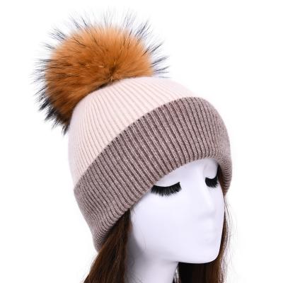 China COMMON High Quality Cable Knit Beanie Hat Custom Winter Hats Wholesale Wool Beanie With Pompom for sale