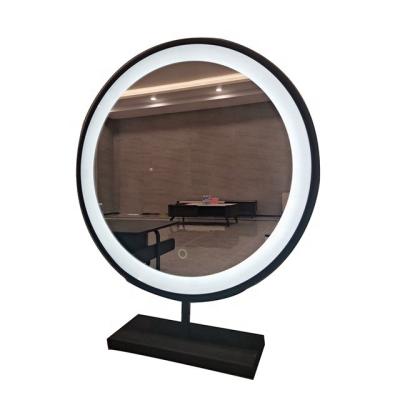 China Popular Table Lighted Make Up Mirror Hollywood Vanity Mirror Style Led Cosmetic Mirror With LED Light for sale