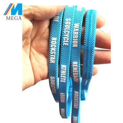 China Design Logo Printed Adjustable Slim Headband Decoration Fashion New Sports Stretchy Elastic Headband for sale