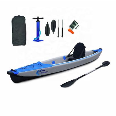 China Water Relax Fishing China OEM 290mm Full Drop Point One Seater Inflatable Fishing Kayak for sale