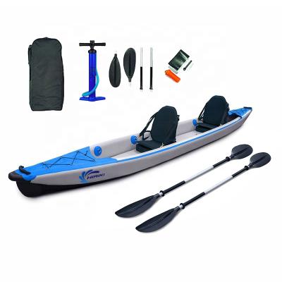 China Water Relax Fishing Fishing Kayak 4.2m Foldable Full Point Double Inflatable Kayak From China Manufacturer for sale