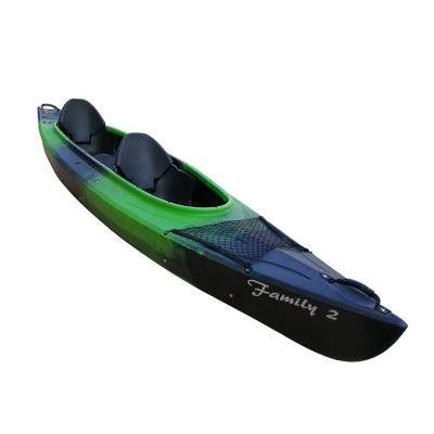 China Entertainment and Fishing Lovely Design Kayaks Sea Fishing Kayaks Made in China LLDPE Plastic Kayak for 2 Person for sale