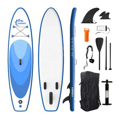 China Popular Unisex Surfboard PVC Drop Stitch Material Stand Up Paddle Board Inflatable SUP Board Paddleboard for sale