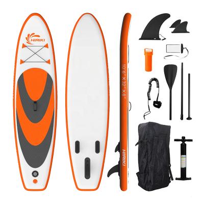 China Unisex High Quality Stand Up Surfing Board SUP Inflatable Paddle Board Drop Point for sale