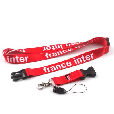 China Advertising Small MOQ Lanyard With Own Logo Custom Heat Transfer for sale