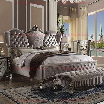 China American Luxury Antique Furniture Set Adjustable Solid Wood Classic (Size) Design Bedroom Furniture Classic Carved Bedroom Sets for sale