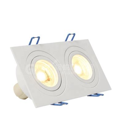 China Modern Simple Structure Office Home Easy Installation Wattage GU10 Customizable COB LED Trimless Downlight for sale