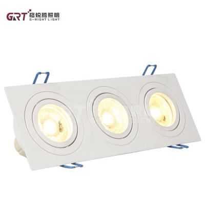 China Factory Direct Sale Recessed Light MR16 G5.3 GU10 Indoor Aluminum Housing Recessed LED Ceiling Lamp for sale