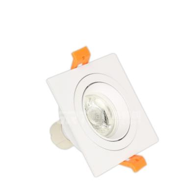 China Modern Commercial Office Recessed Lighting MR16 G5.3 GU10 Wattage Customizable Surface Mounted COB LED Downlight for sale