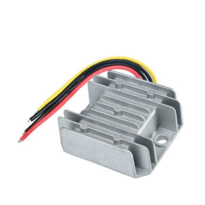 China Aluminum Alloy DC DC Converter 12V to 24V 2A 48W Boost Module Step Up Converter for Cars Trucks for sale