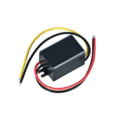 China Plastic DC Voltage Converter DC 12V To 5V Buck Step Down Regulator For Led Car Display for sale