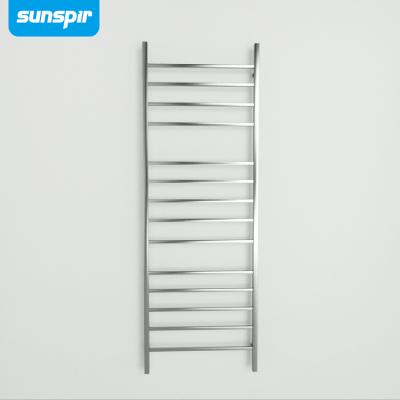 China Heater Stainless Steel Bathroom Electric Heated Rail Towel Rack Wall Mounted Electric Towel Warmer Rack for sale