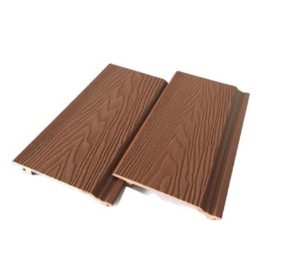 China Waterproof+ECO-Friendly China Factory Supply High Quality Fireproof Wood Garden WPC Plastic Composite Wall Panel for sale