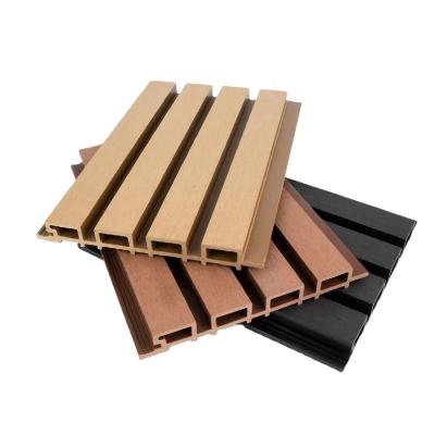 China High Quality Waterproof+ECO-Friendly China Waterproof Wood Cladding Backyard Garden WPC Plastic Composite Exterior Wall Panel for sale